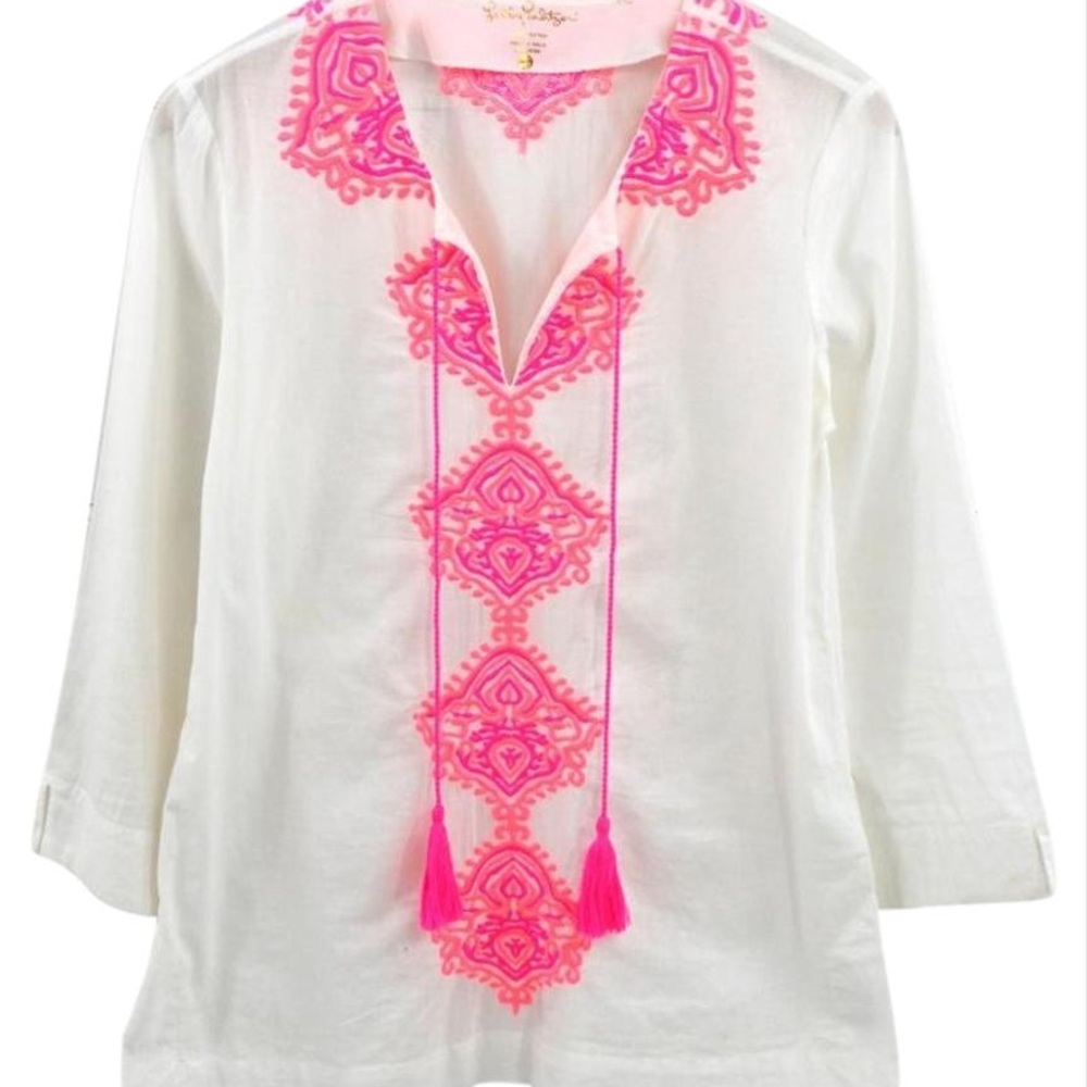 Lilly Pulitzer (s) embroidered tunic